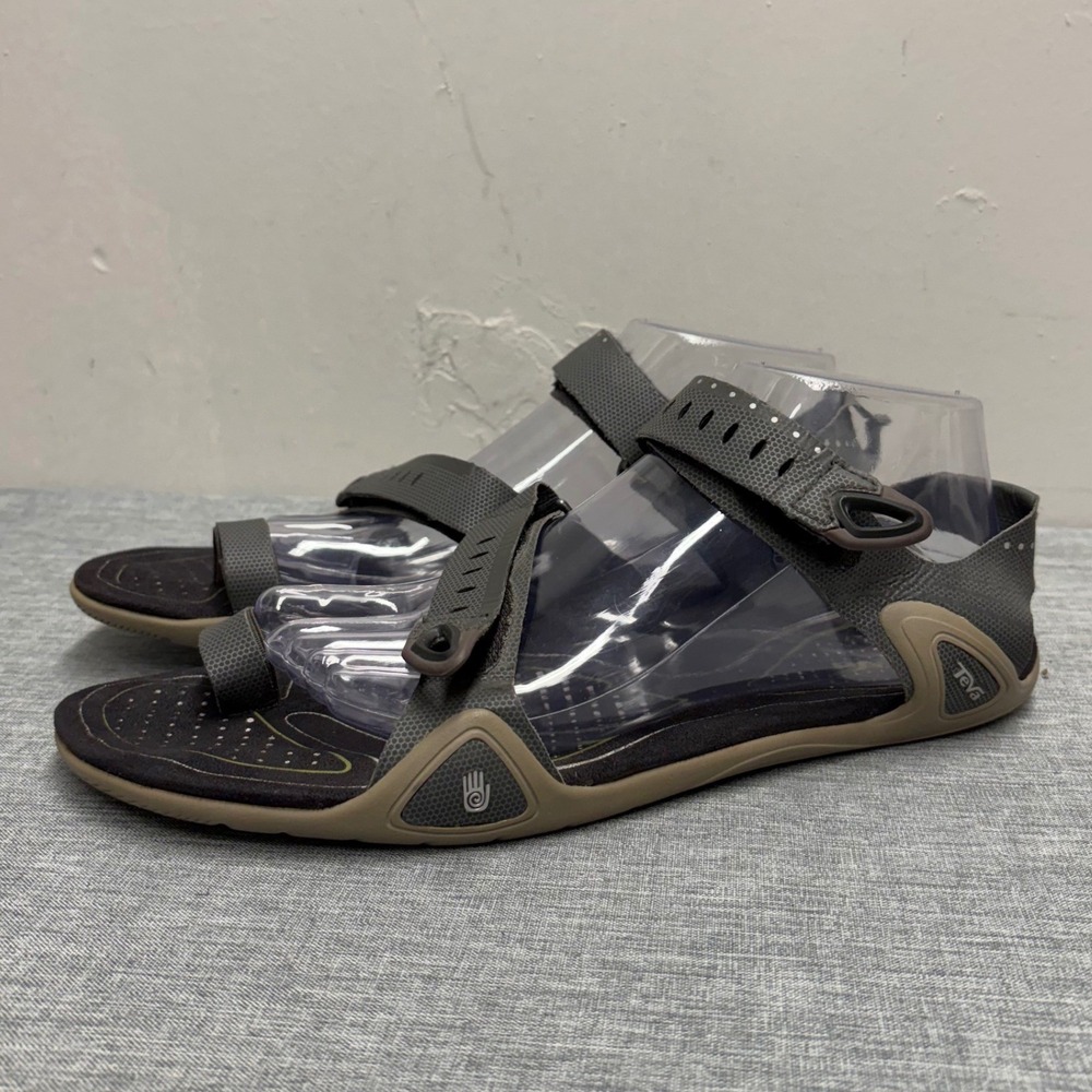 Teva Zilch Sandal Mens 10 Grey 4158 Minimalist Spider Rubber Sport Hiking